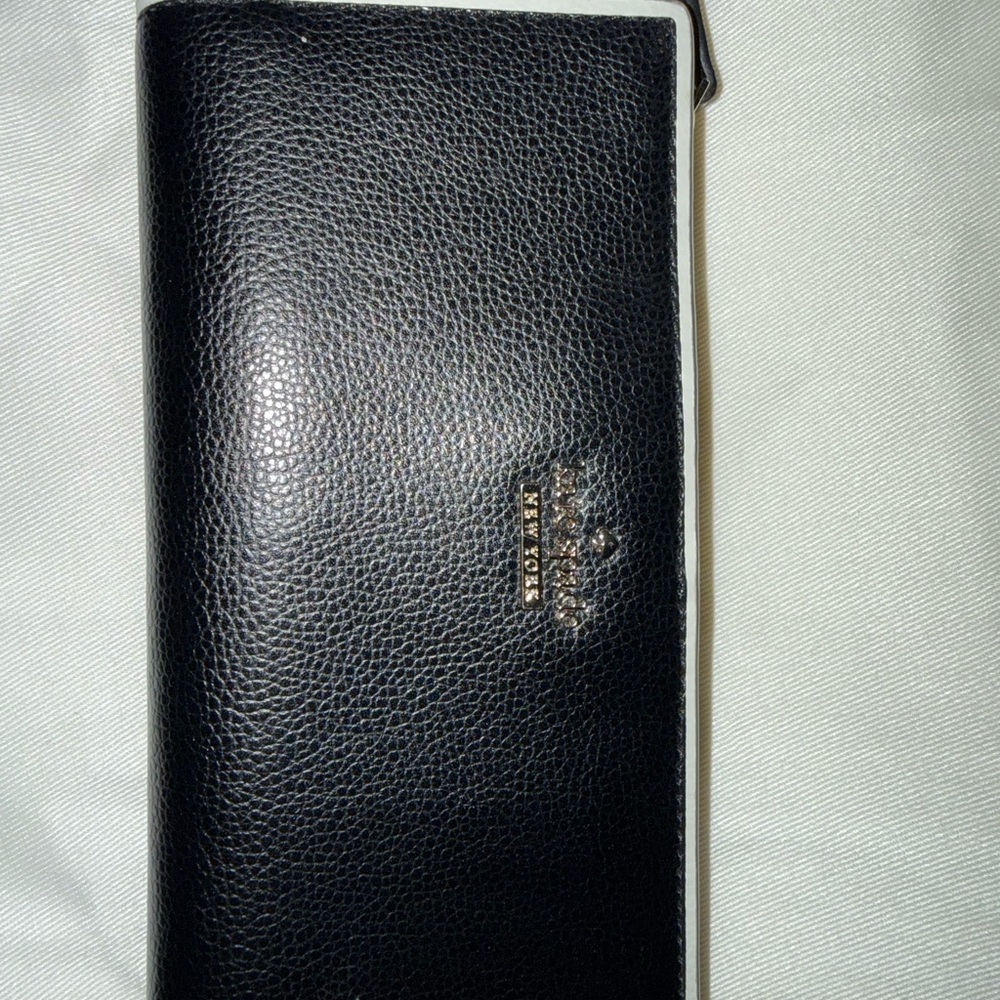 Kate Spade Black leather tote with wallet - Picture 5 of 7
